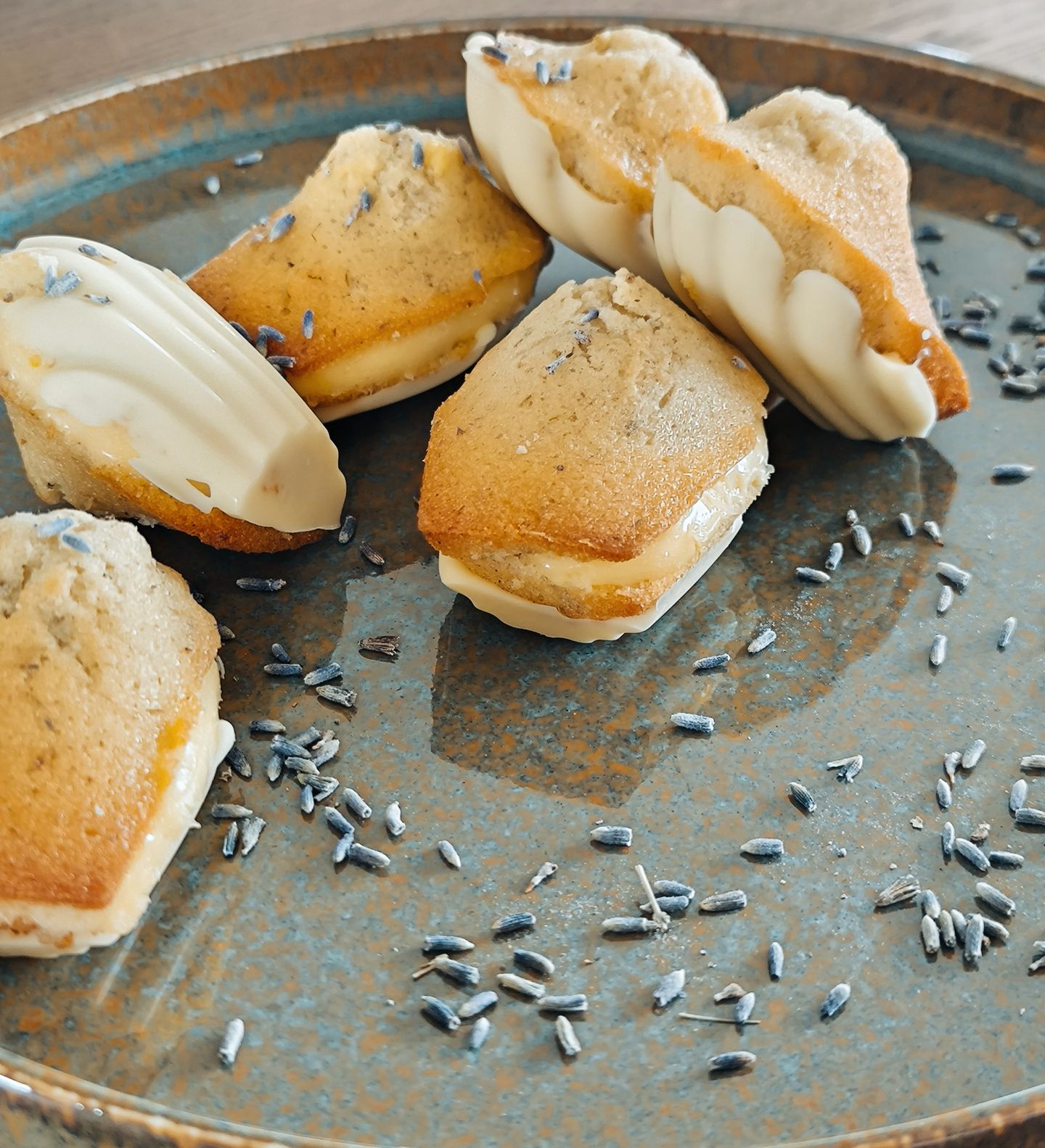 Madeleines citron lavande Madeleines citron lavande
