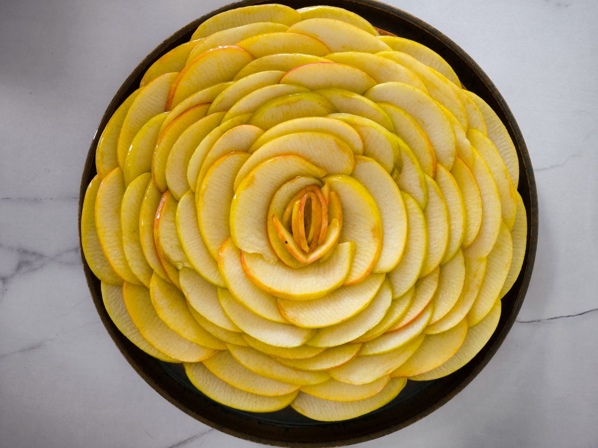 Tarte pommes figue caramel